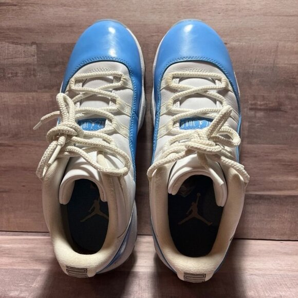 Nike Air Jordan 11 Retro Low UNC Sneakers White/University Blue Mens Size 8 - Picture 9 of 11